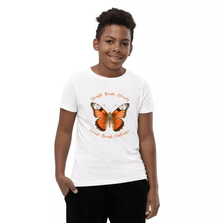 Custom Vintage Orange Butterflies T-Shirt - ART-TSH034 - ARTFULANE