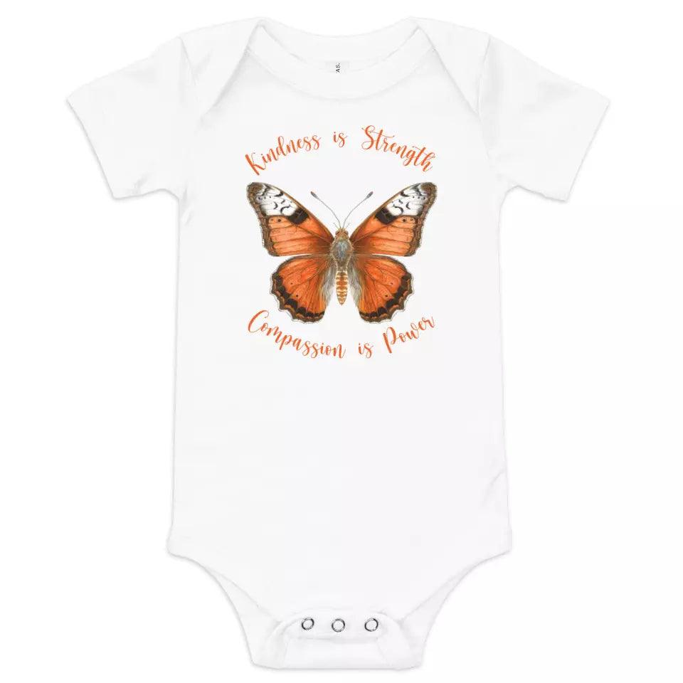 Custom Vintage Orange Butterflies T-Shirt - ART-TSH034 - ARTFULANE