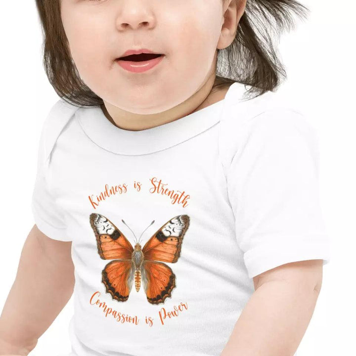 Custom Vintage Orange Butterflies T-Shirt - ART-TSH034 - ARTFULANE