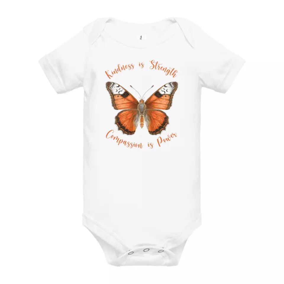 Custom Vintage Orange Butterflies T-Shirt - ART-TSH034 - ARTFULANE