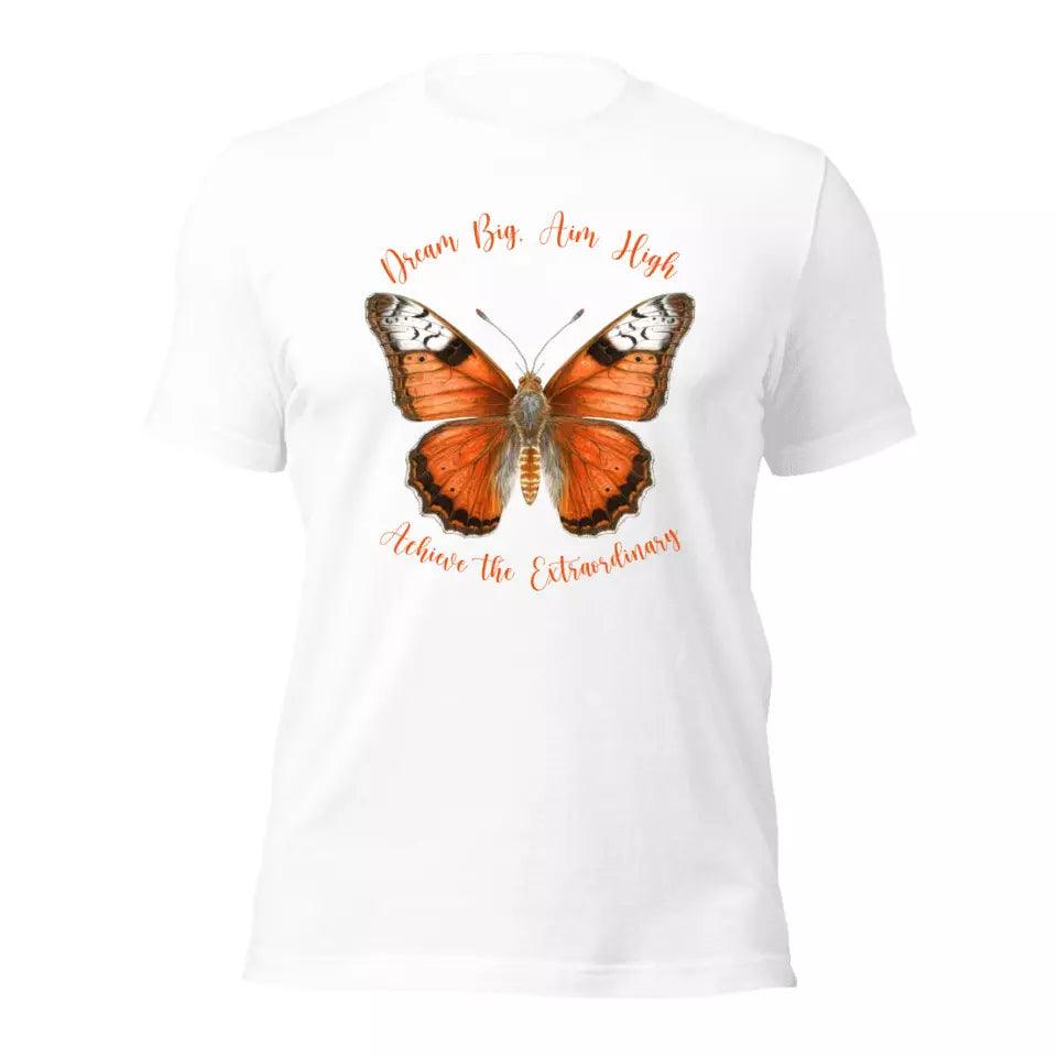 Custom Vintage Orange Butterflies T-Shirt - ART-TSH034 - ARTFULANE