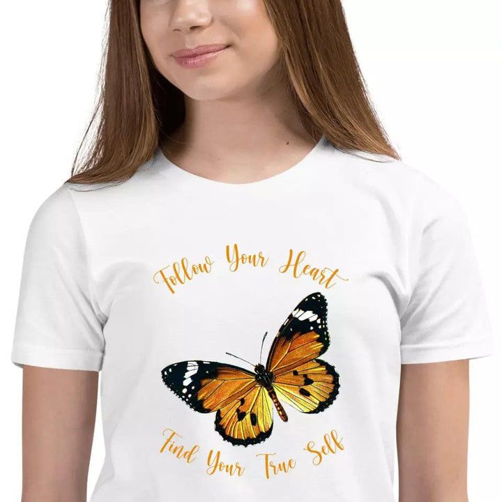 Custom Vintage Butterflies T-Shirt - ART-TSH035 - ARTFULANE