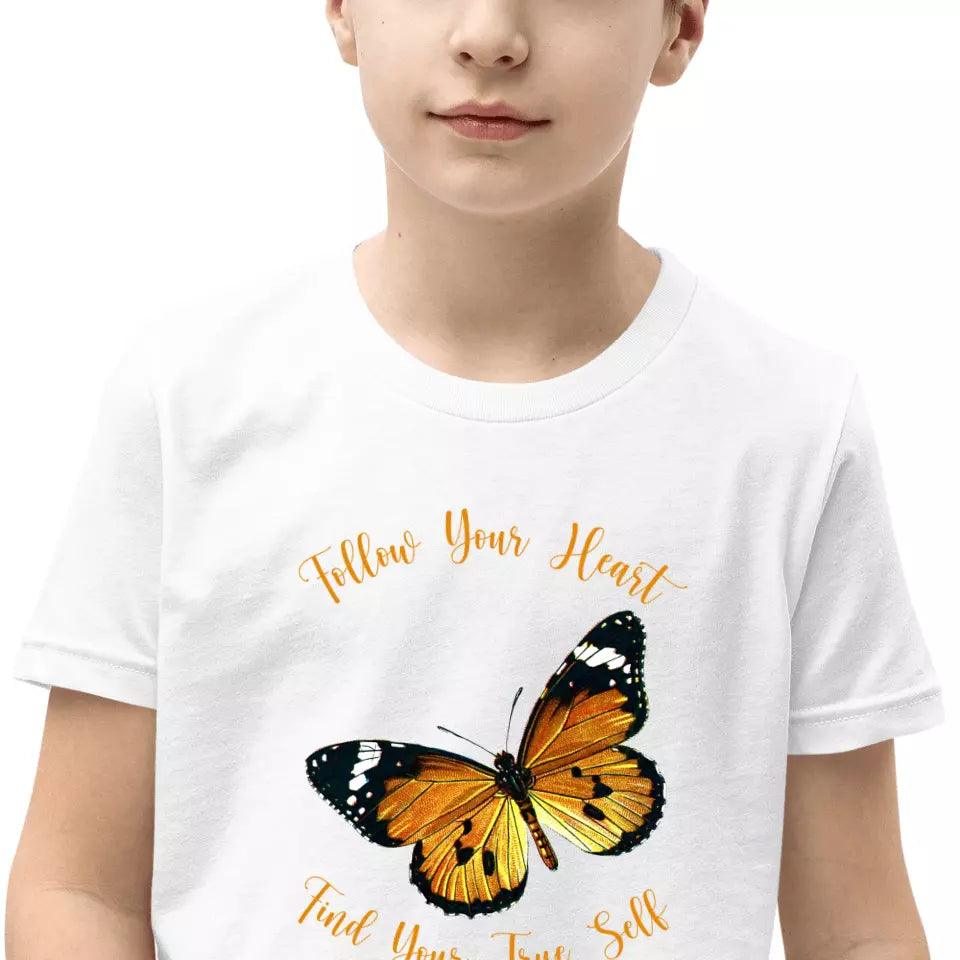 Custom Vintage Butterflies T-Shirt - ART-TSH035 - ARTFULANE