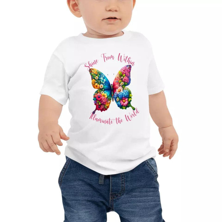 Custom Beautiful Floral Butterflies T-Shirt - ART-TSH036 - ARTFULANE