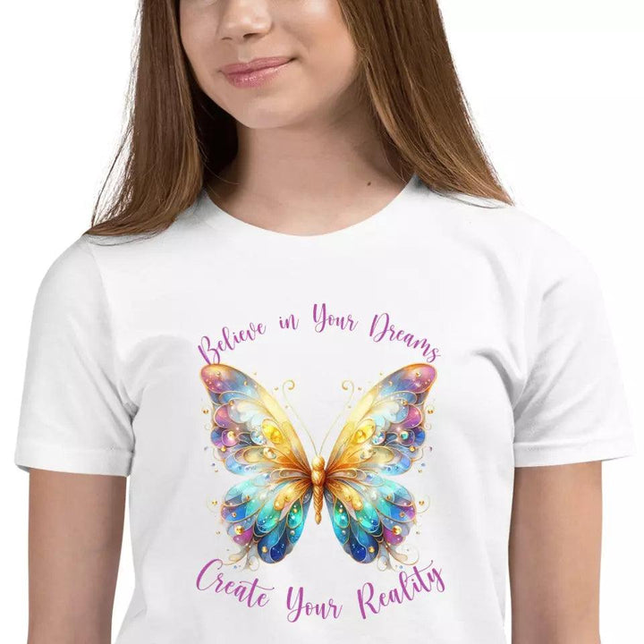 Custom Magic Butterflies T-Shirt - ART-TSH038 - ARTFULANE