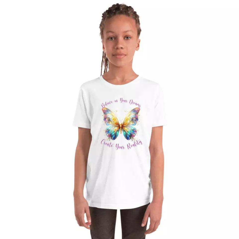 Custom Magic Butterflies T-Shirt - ART-TSH038 - ARTFULANE