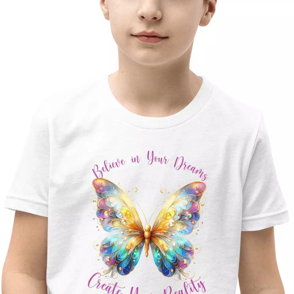 Custom Magic Butterflies T-Shirt - ART-TSH038 - ARTFULANE