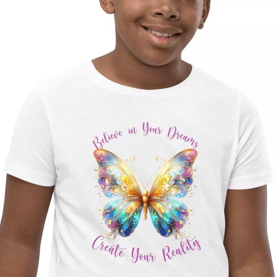 Custom Magic Butterflies T-Shirt - ART-TSH038 - ARTFULANE