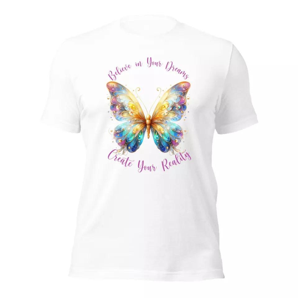 Custom Magic Butterflies T-Shirt - ART-TSH038 - ARTFULANE