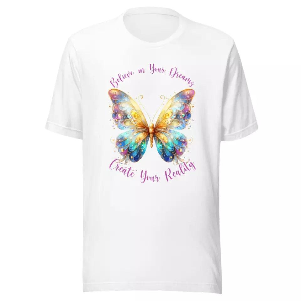 Custom Magic Butterflies T-Shirt - ART-TSH038 - ARTFULANE