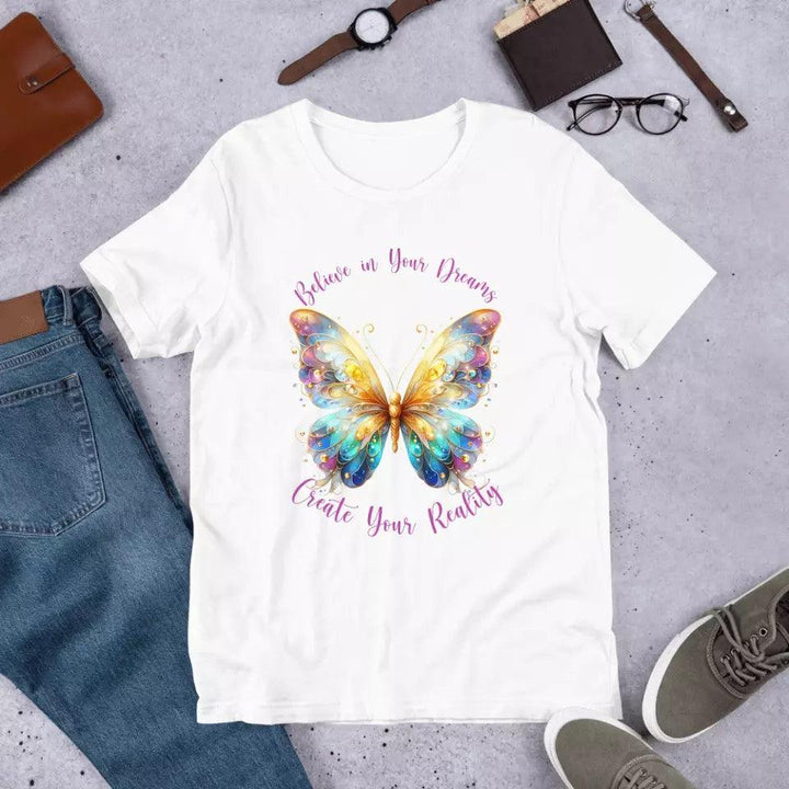 Custom Magic Butterflies T-Shirt - ART-TSH038 - ARTFULANE