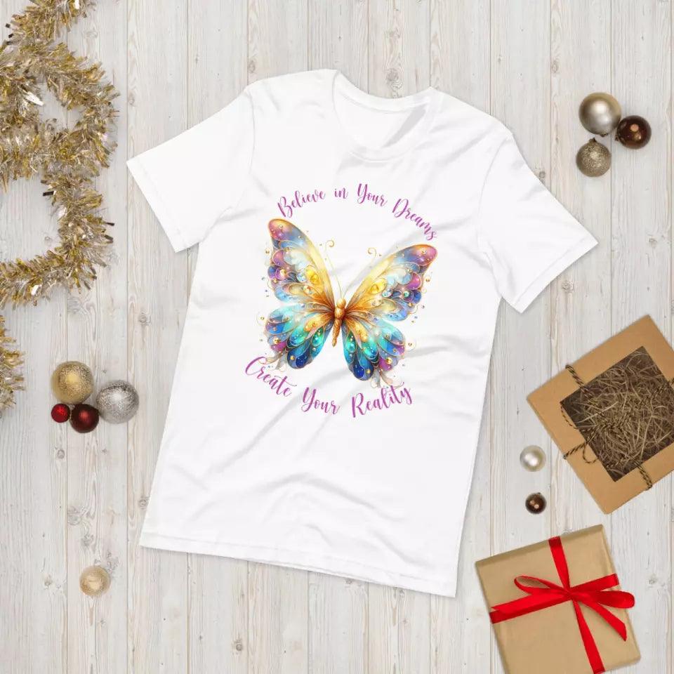 Custom Magic Butterflies T-Shirt - ART-TSH038 - ARTFULANE