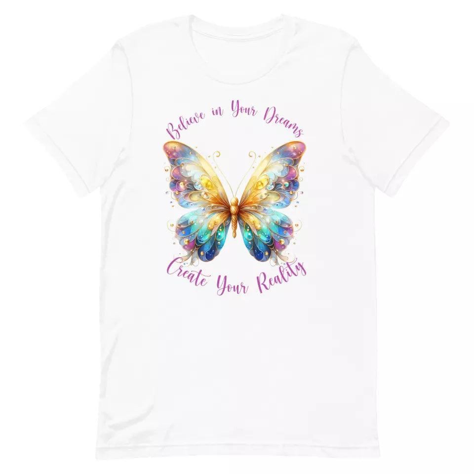 Custom Magic Butterflies T-Shirt - ART-TSH038 - ARTFULANE