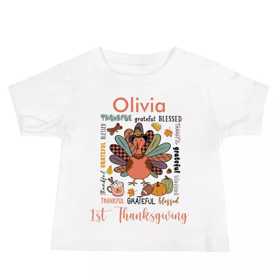 Custom Thanksgiving Themed T-Shirt - ART-TSH039 - ARTFULANE