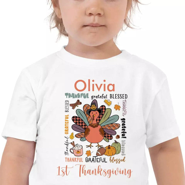 Custom Thanksgiving Themed T-Shirt - ART-TSH039 - ARTFULANE