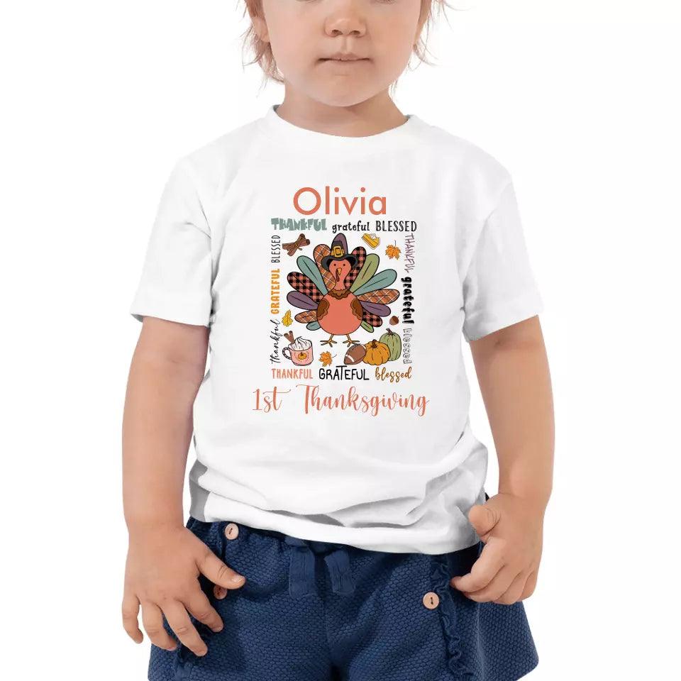 Custom Thanksgiving Themed T-Shirt - ART-TSH039 - ARTFULANE