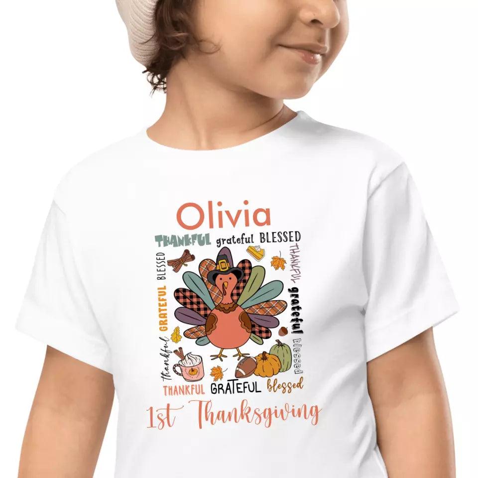 Custom Thanksgiving Themed T-Shirt - ART-TSH039 - ARTFULANE