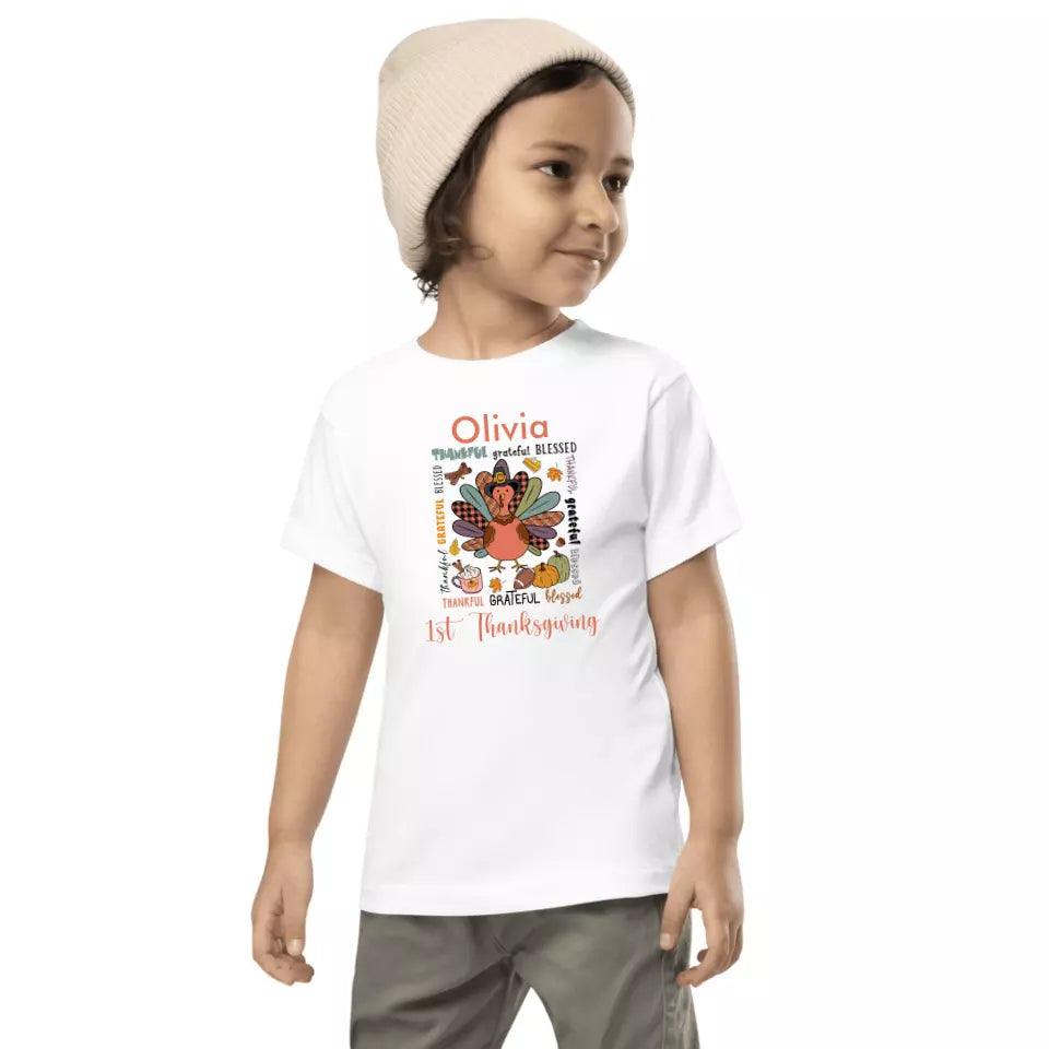 Custom Thanksgiving Themed T-Shirt - ART-TSH039 - ARTFULANE