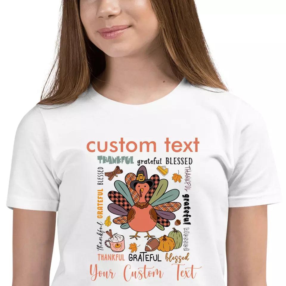 Custom Thanksgiving Themed T-Shirt - ART-TSH039 - ARTFULANE