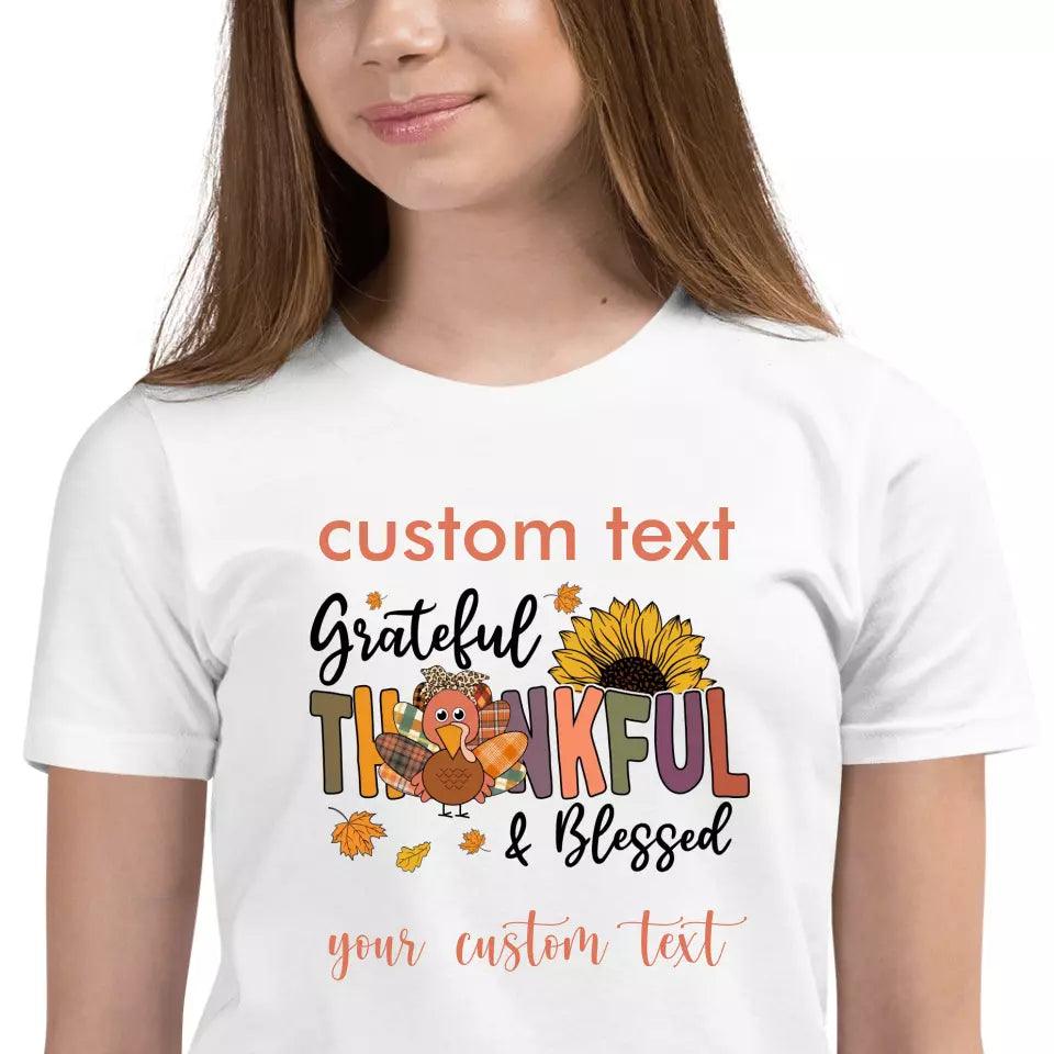 Custom Thanksgiving Themed T-Shirt - ART-TSH040 - ARTFULANE