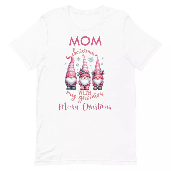 Custom Pink Christmas T-Shirt - ART-TSH042 - ARTFULANE