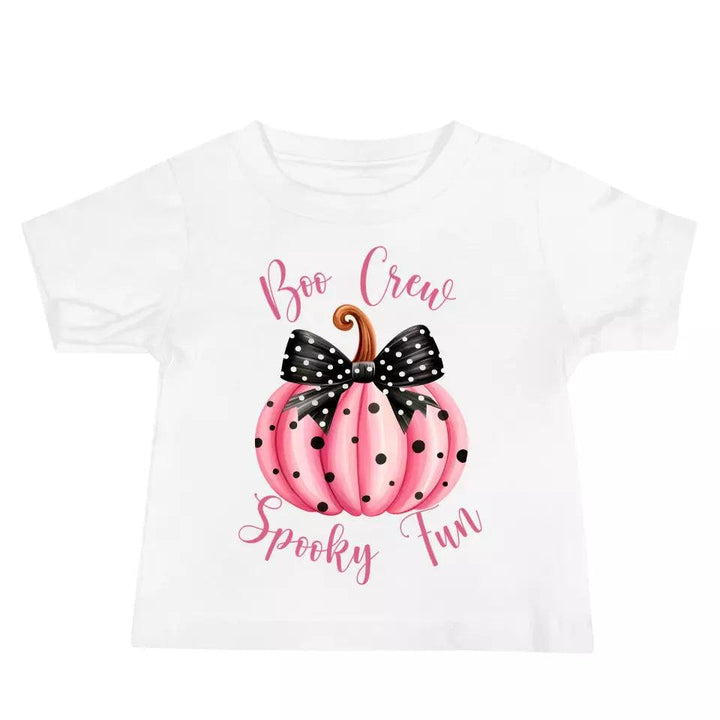 Custom Pink Halloween Coquette Bow T-Shirt - ART-TSH043 - ARTFULANE