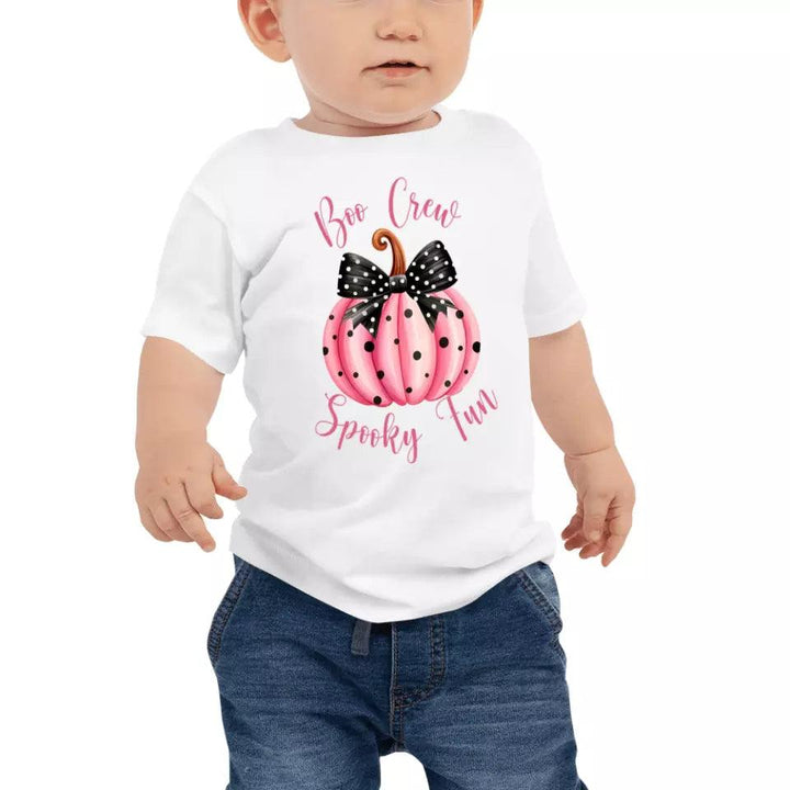 Custom Pink Halloween Coquette Bow T-Shirt - ART-TSH043 - ARTFULANE