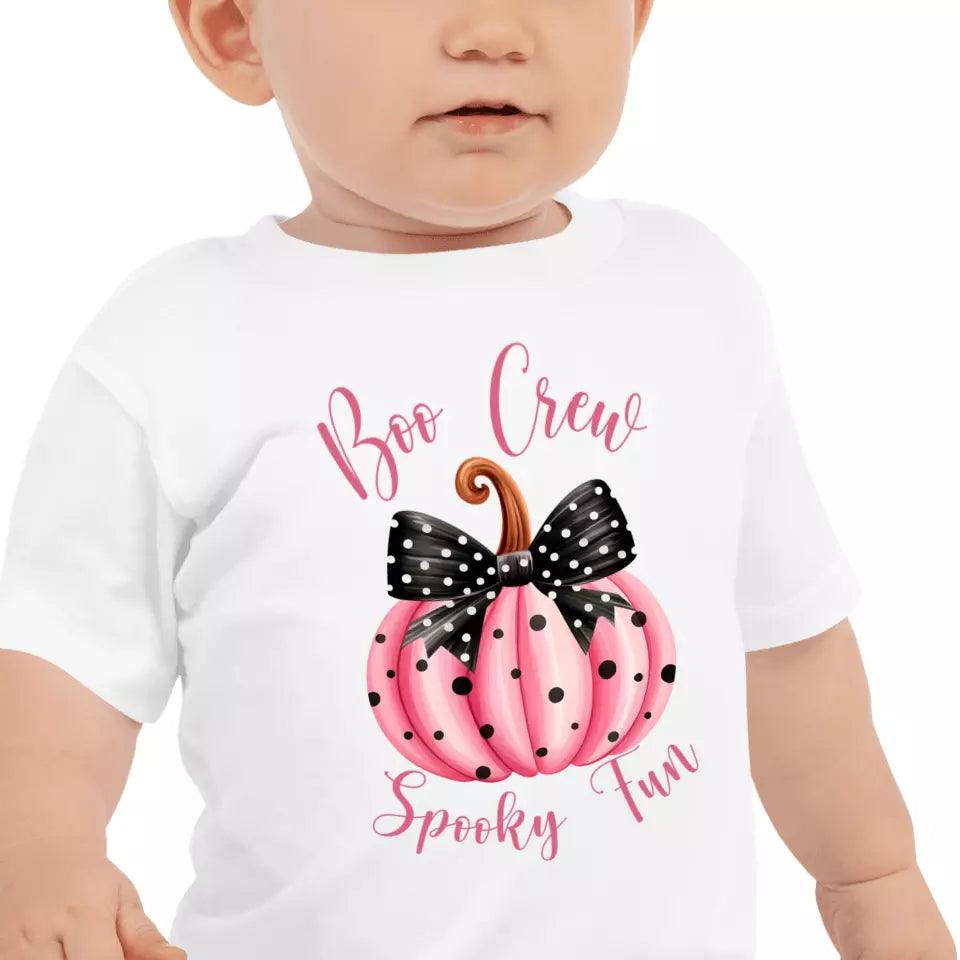 Custom Pink Halloween Coquette Bow T-Shirt - ART-TSH043 - ARTFULANE