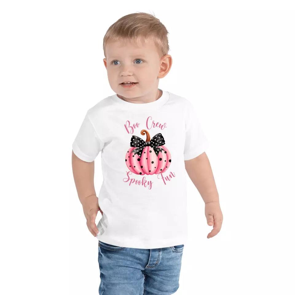 Custom Pink Halloween Coquette Bow T-Shirt - ART-TSH043 - ARTFULANE