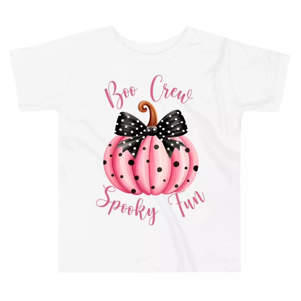 Custom Pink Halloween Coquette Bow T-Shirt - ART-TSH043 - ARTFULANE