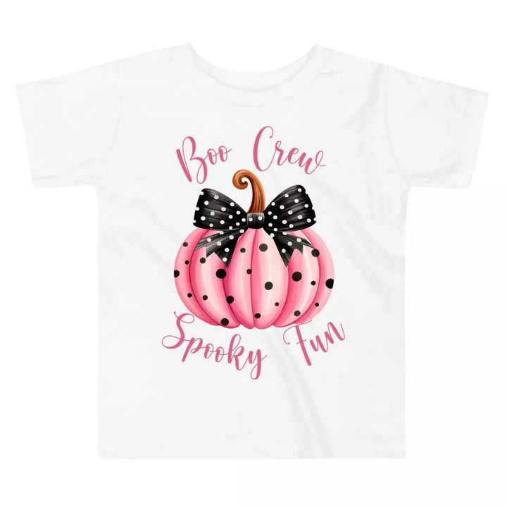 Custom Pink Halloween Coquette Bow T-Shirt - ART-TSH043 - ARTFULANE