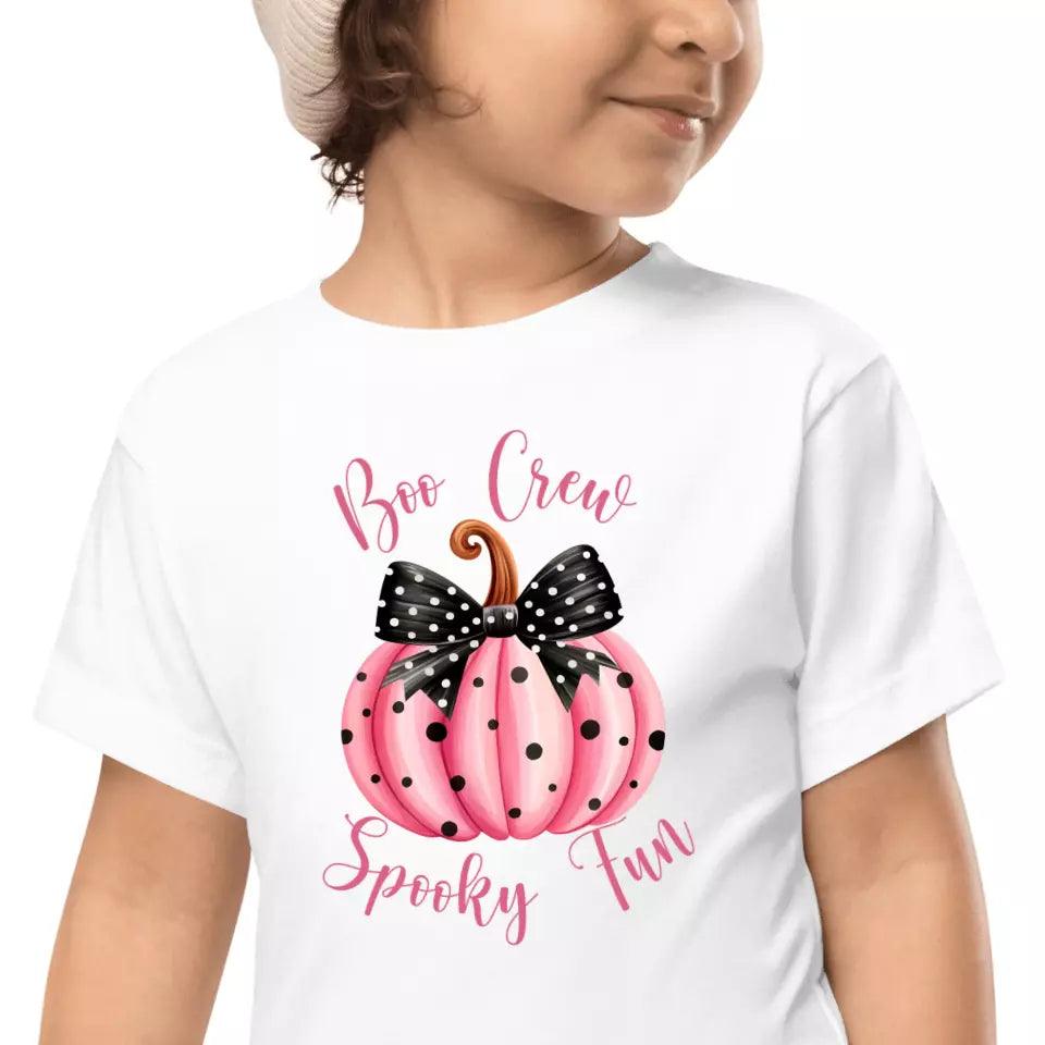 Custom Pink Halloween Coquette Bow T-Shirt - ART-TSH043 - ARTFULANE