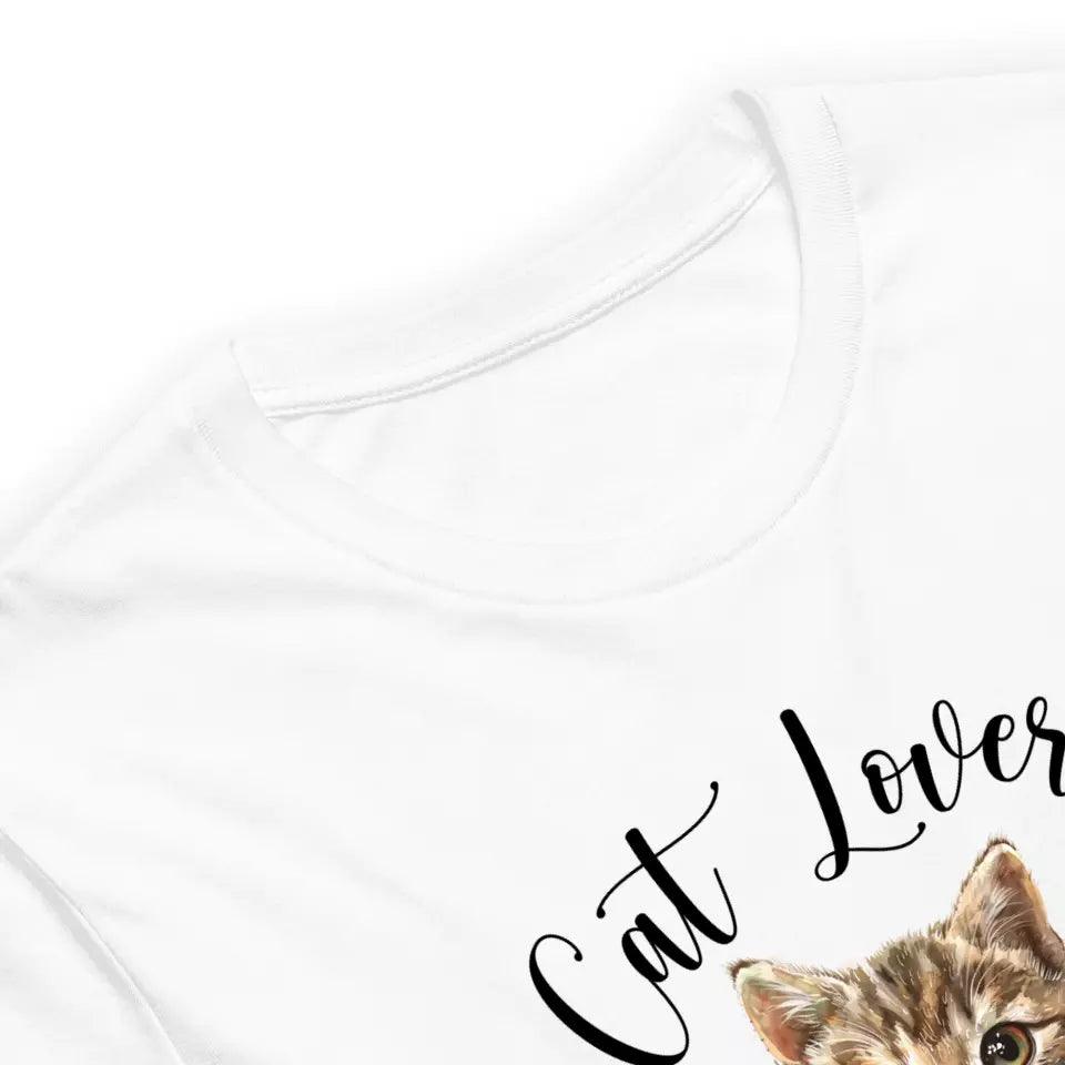 Custom Adorable Realistic Cat Peeking T-Shirt - ART-TSH044 - ARTFULANE