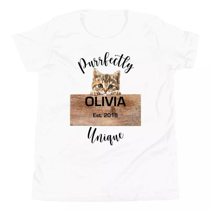 Custom Adorable Realistic Cat Peeking T-Shirt - ART-TSH044 - ARTFULANE