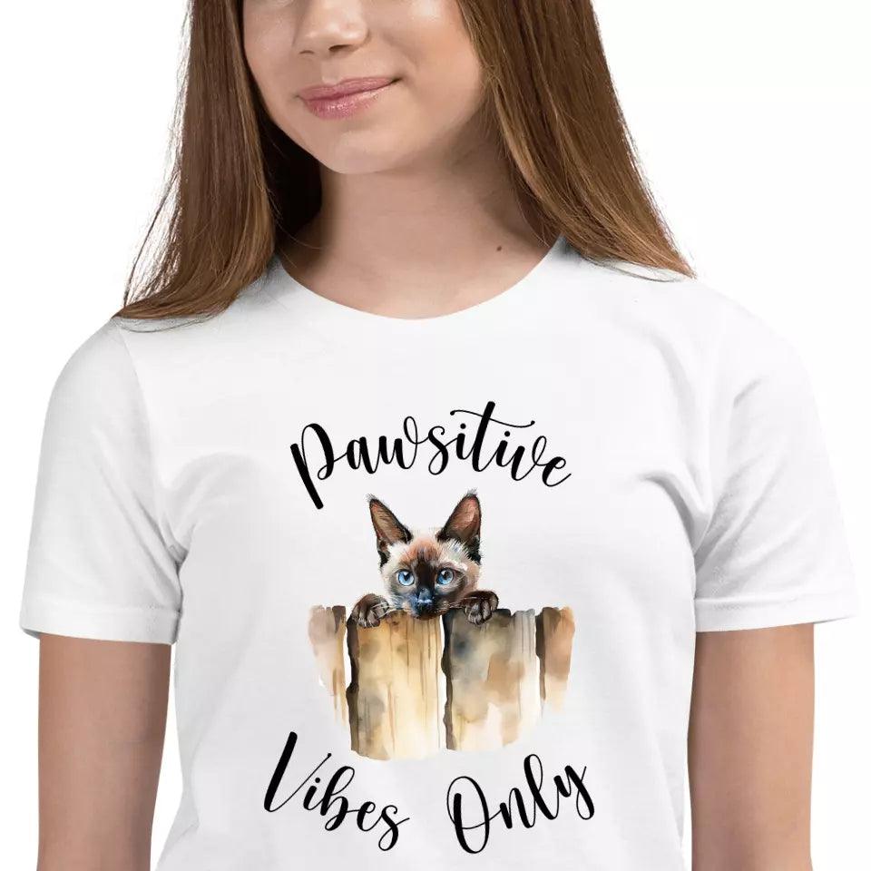 Custom Adorable Realistic Cat Peeking T-Shirt - ART-TSH045 - ARTFULANE