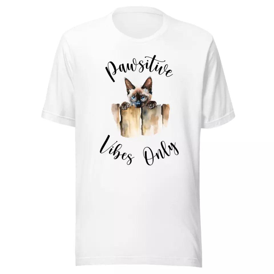 Custom Adorable Realistic Cat Peeking T-Shirt - ART-TSH045 - ARTFULANE