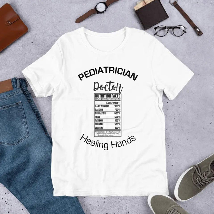 Custom Professions Nutrition Facts T-Shirt - ART-TSH059 - ARTFULANE