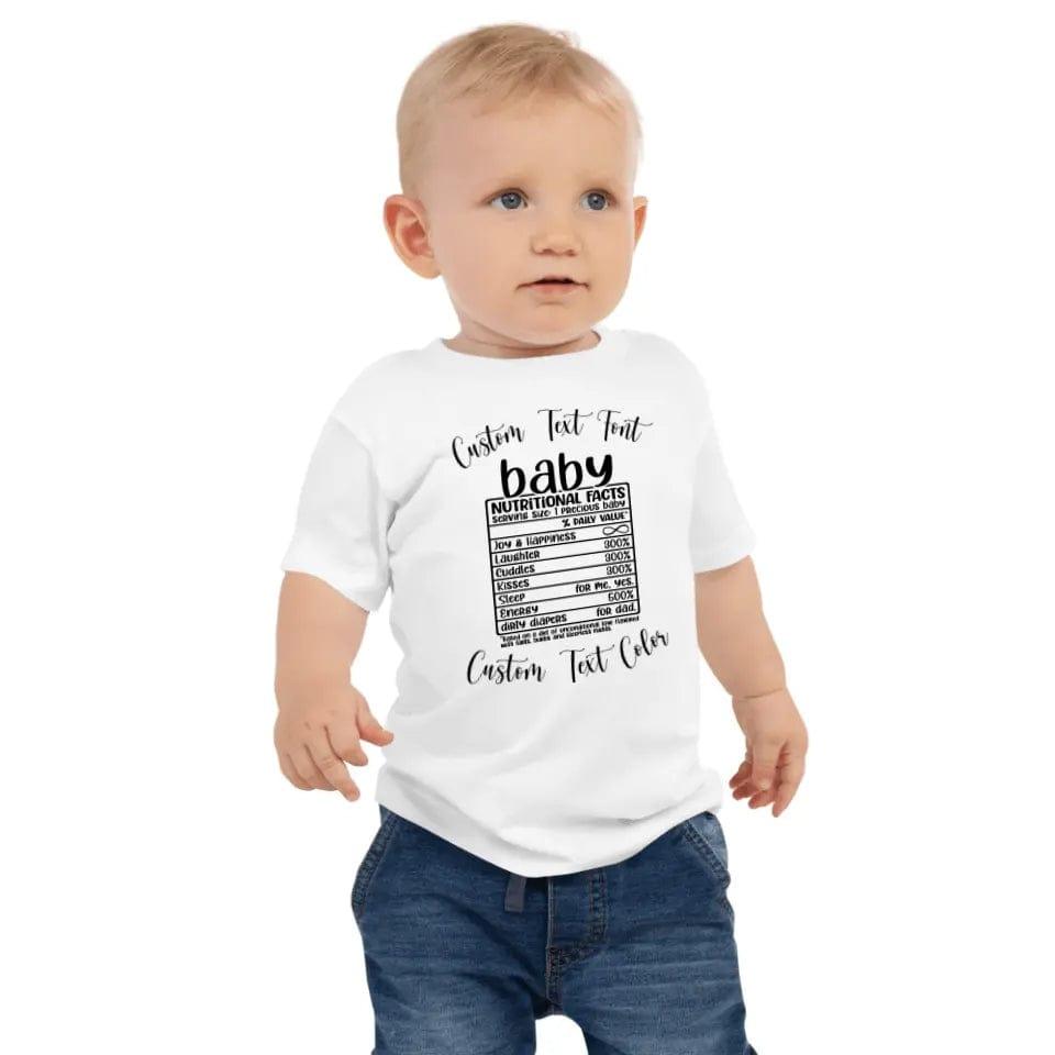 Custom Family Nutrition Facts T-Shirt - ART-TSH060 - ARTFULANE