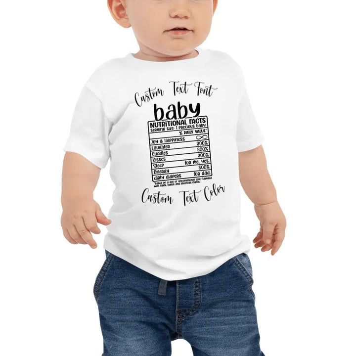 Custom Family Nutrition Facts T-Shirt - ART-TSH060 - ARTFULANE