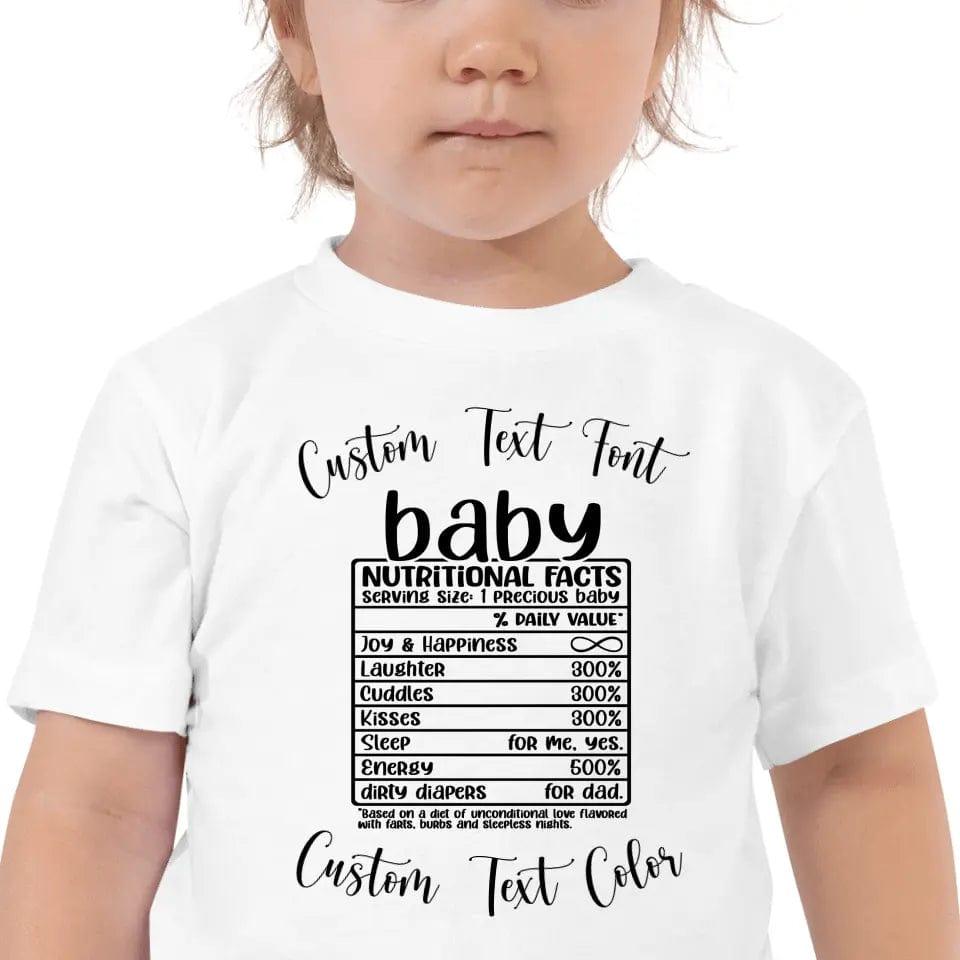 Custom Family Nutrition Facts T-Shirt - ART-TSH060 - ARTFULANE