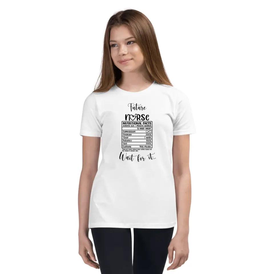 Custom Nurse Nutrition Facts T-Shirt - ART-TSH063 - ARTFULANE