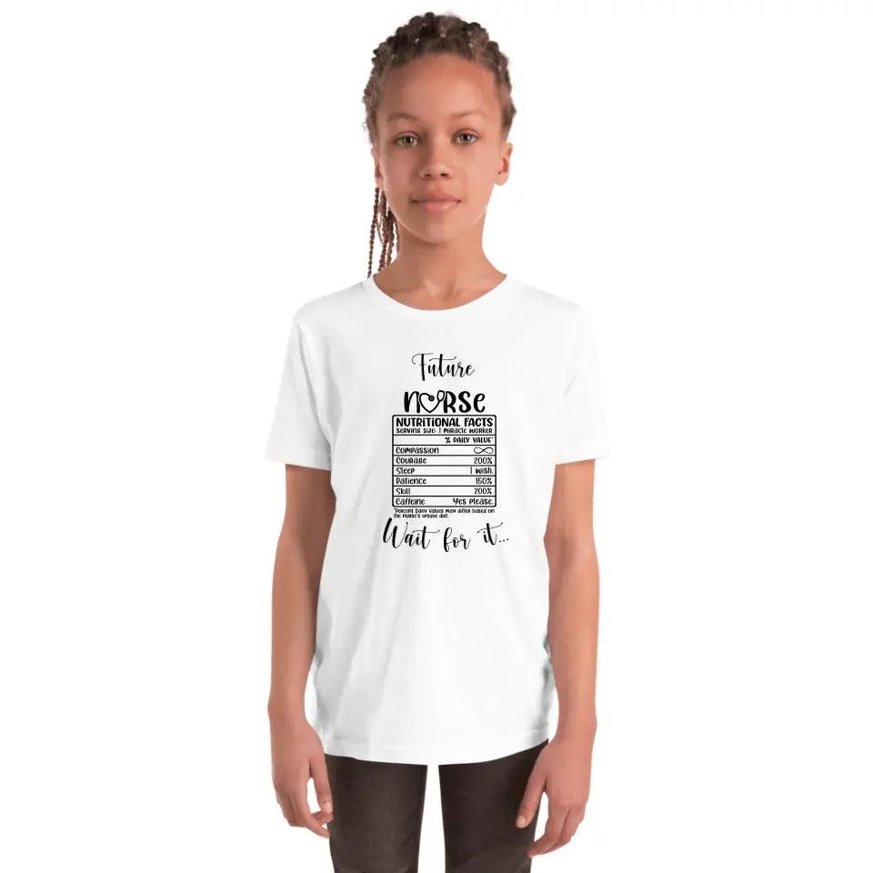 Custom Nurse Nutrition Facts T-Shirt - ART-TSH063 - ARTFULANE