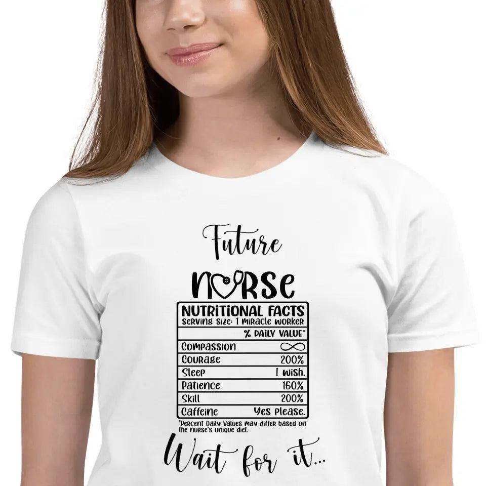 Custom Nurse Nutrition Facts T-Shirt - ART-TSH063 - ARTFULANE