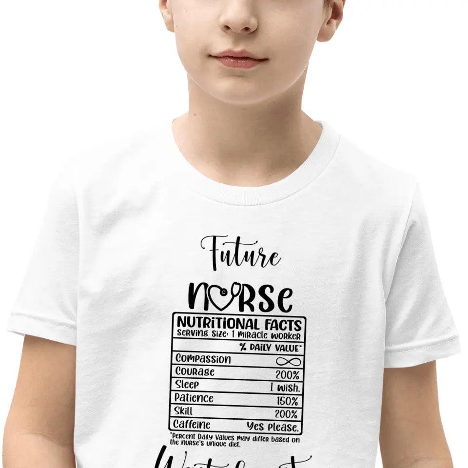 Custom Nurse Nutrition Facts T-Shirt - ART-TSH063 - ARTFULANE