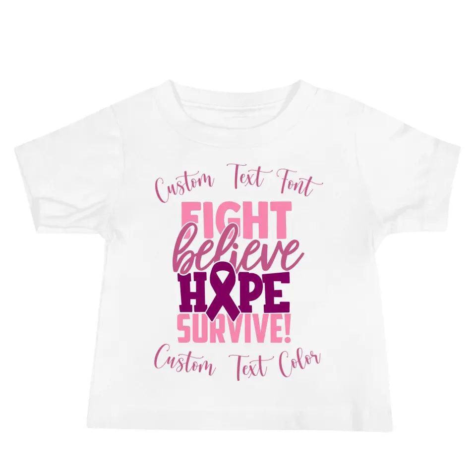 Custom Pink Cancer Awareness T-Shirt - ART-TSH064 - ARTFULANE