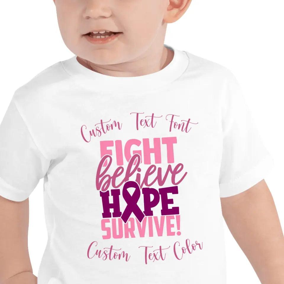 Custom Pink Cancer Awareness T-Shirt - ART-TSH064 - ARTFULANE