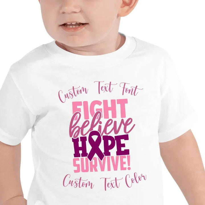 Custom Pink Cancer Awareness T-Shirt - ART-TSH064 - ARTFULANE