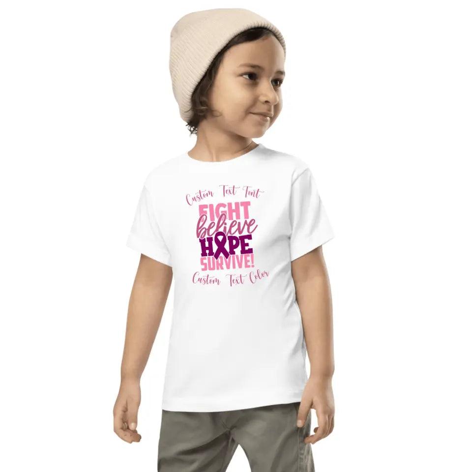 Custom Pink Cancer Awareness T-Shirt - ART-TSH064 - ARTFULANE