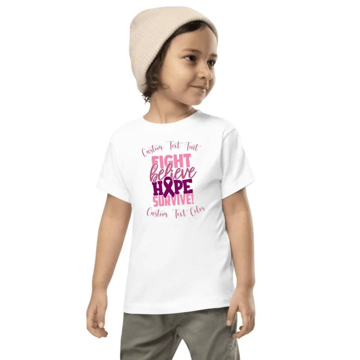 Custom Pink Cancer Awareness T-Shirt - ART-TSH064 - ARTFULANE