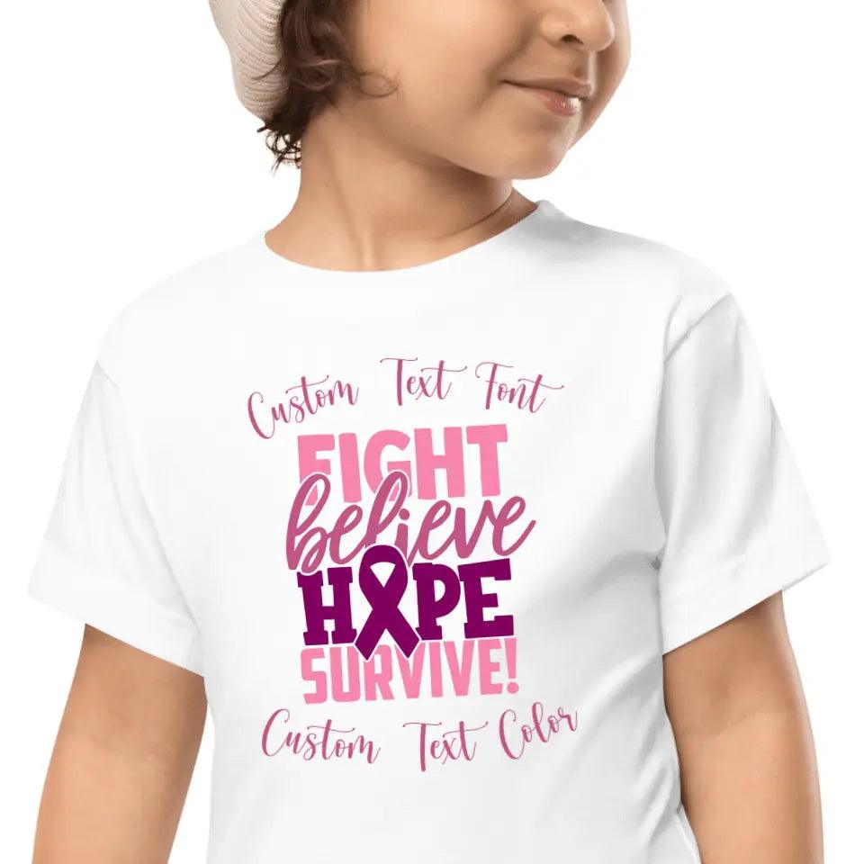 Custom Pink Cancer Awareness T-Shirt - ART-TSH064 - ARTFULANE